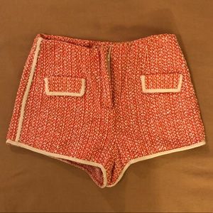Vintage-Inspired Woven Shorts